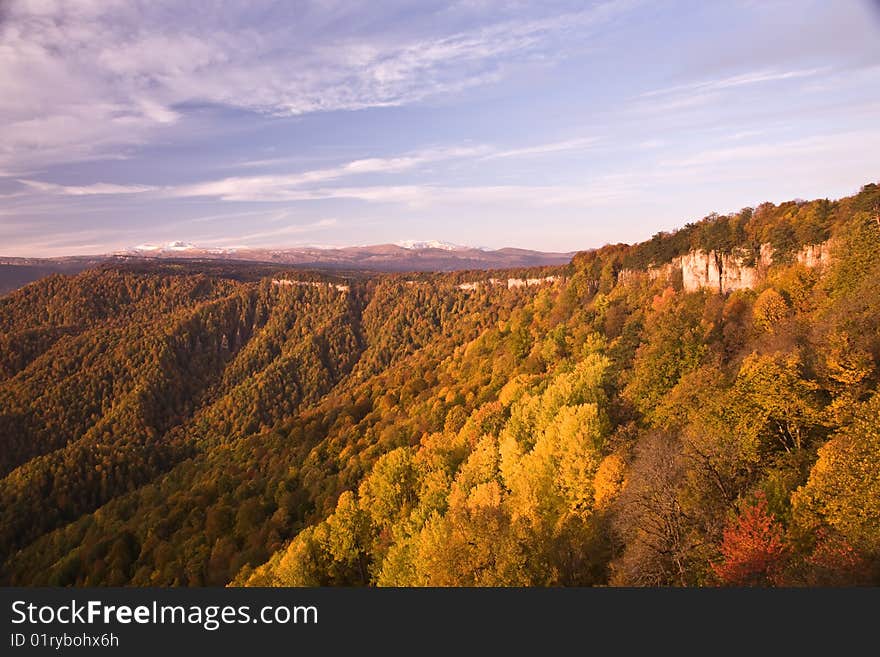 Autumn in mountains