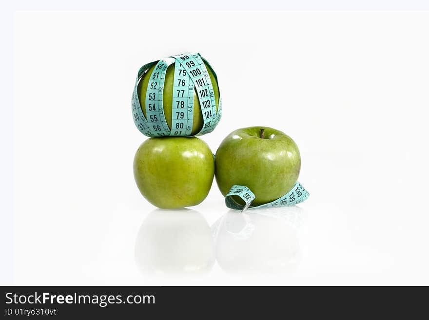 Centimeter also three apples