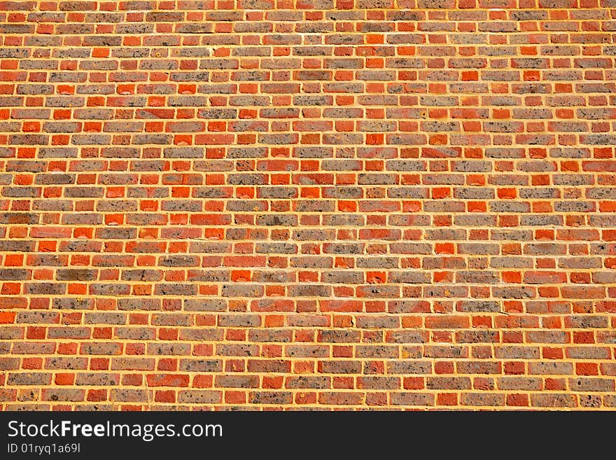 Vivid brick wall in landscape orientation. Vivid brick wall in landscape orientation