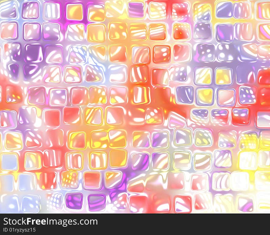 Colorful square tiles,co;orful background