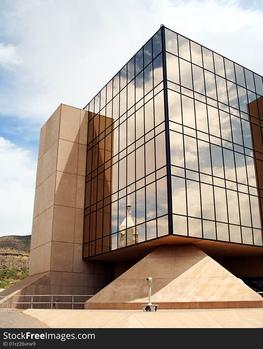 A Building at the New Mexico Museum of Space History. A Building at the New Mexico Museum of Space History