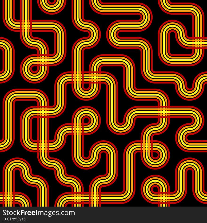 Seamless Circuit Pattern