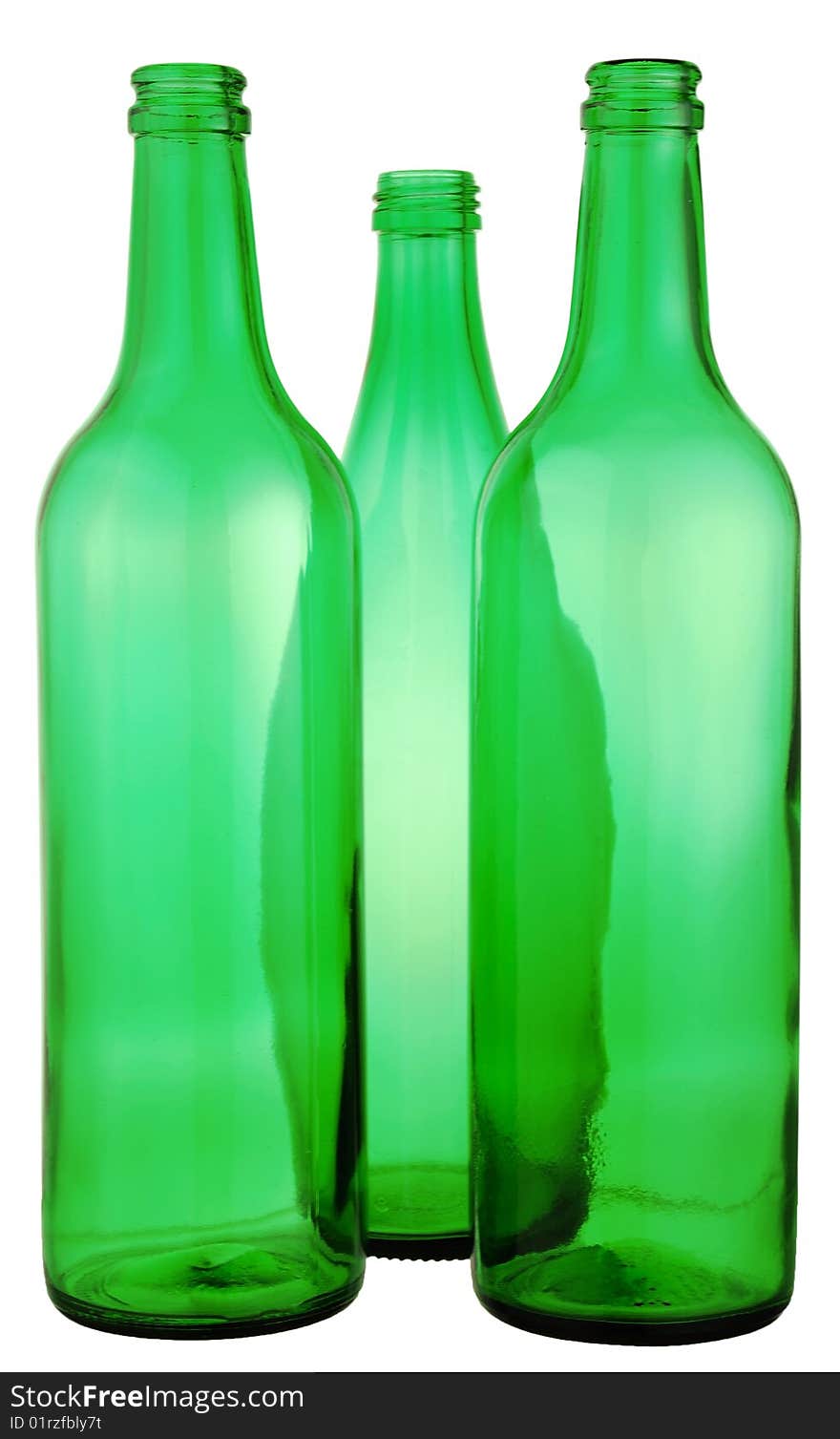 Bottle From Green Glass