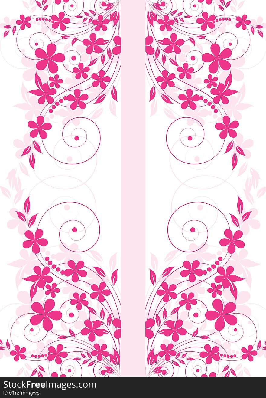 Abstract Floral Background