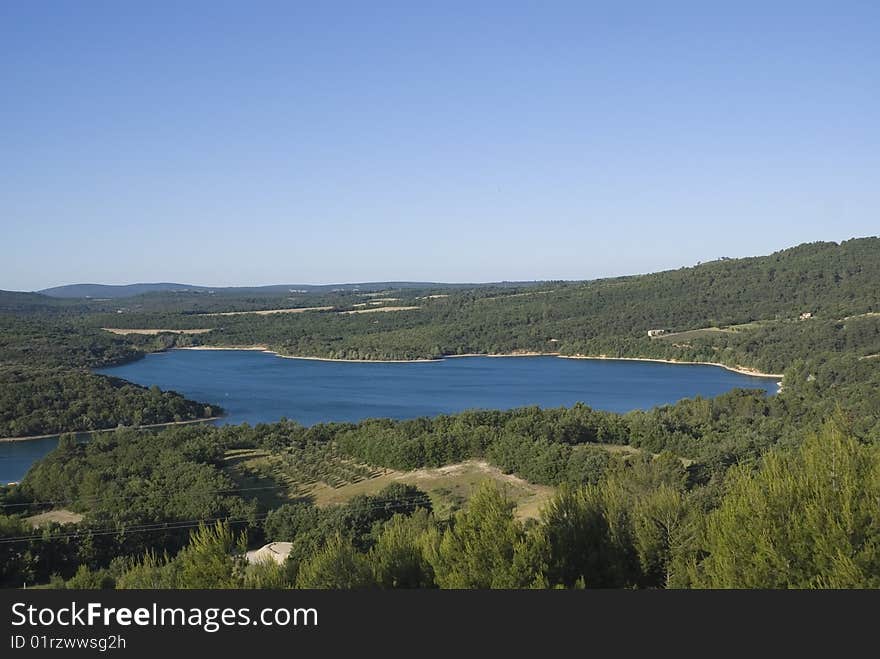 Lake in Provence