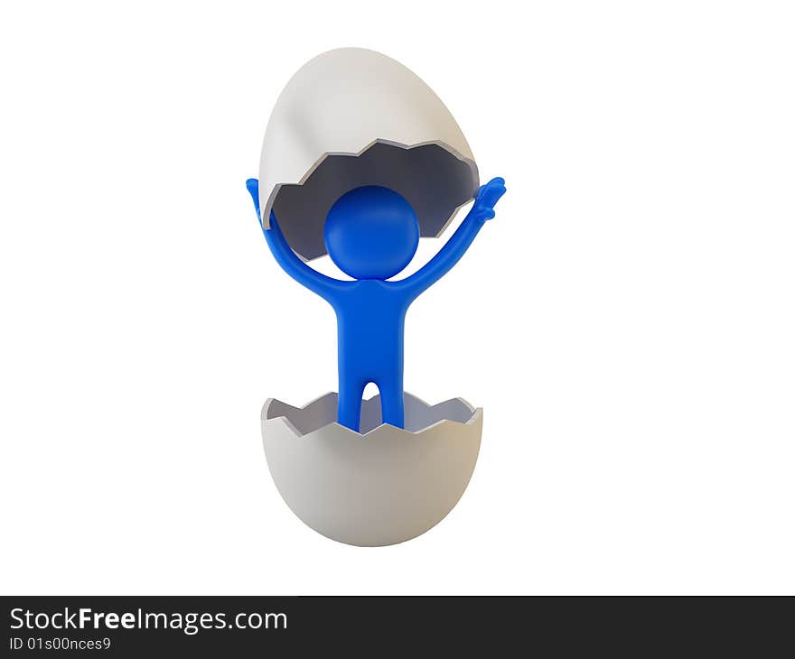 Person In Egg