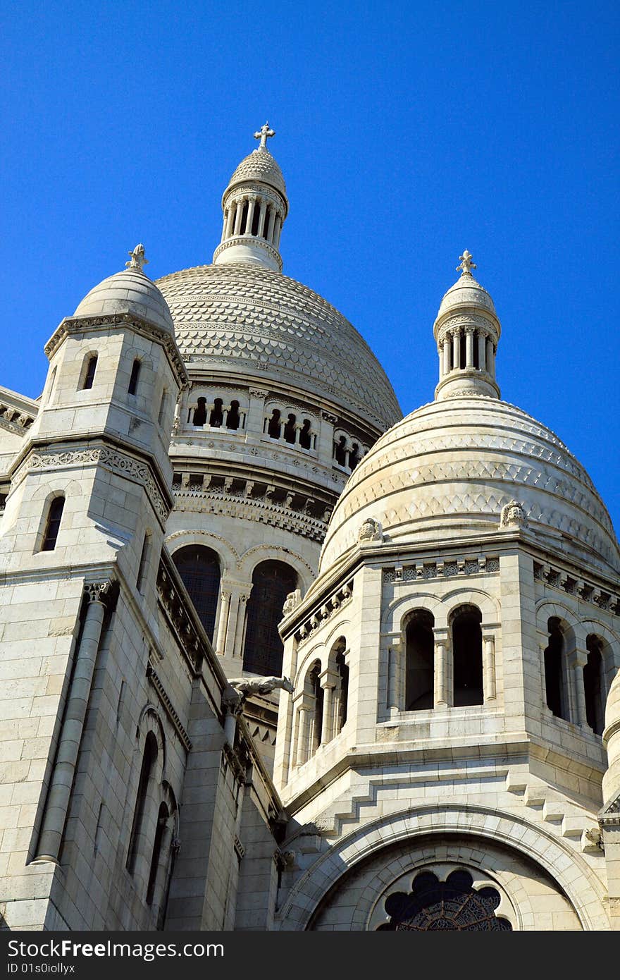 Basilica of the Sacre Couer on Montmartre, Paris, France