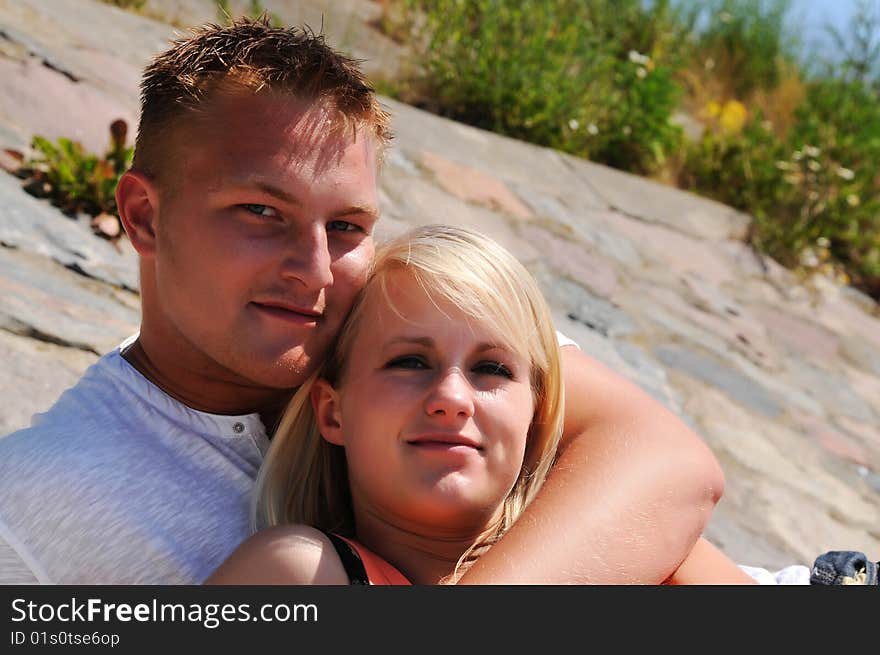 Couple Enjoying The Sun