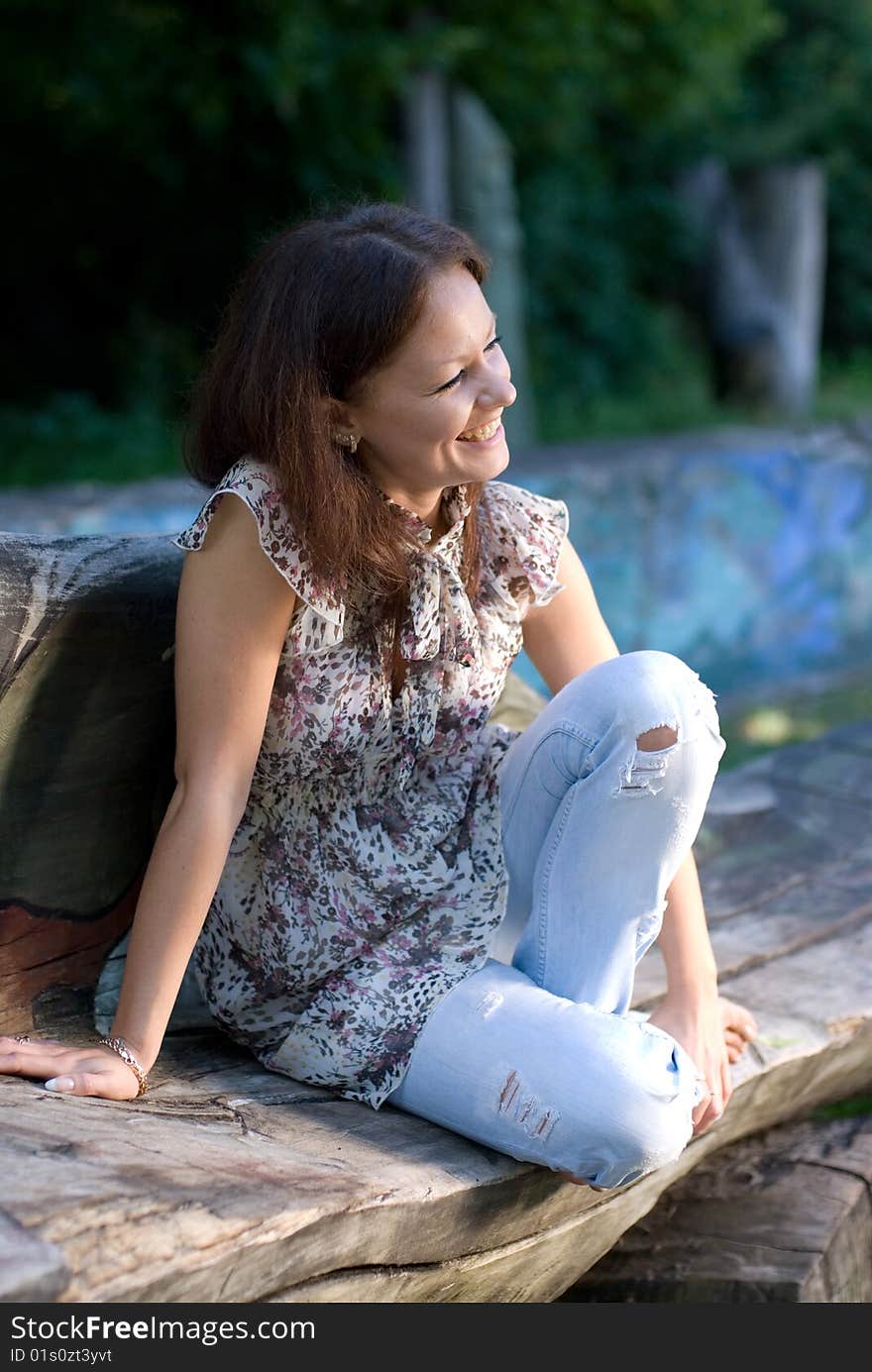 Beautiful girl smiling