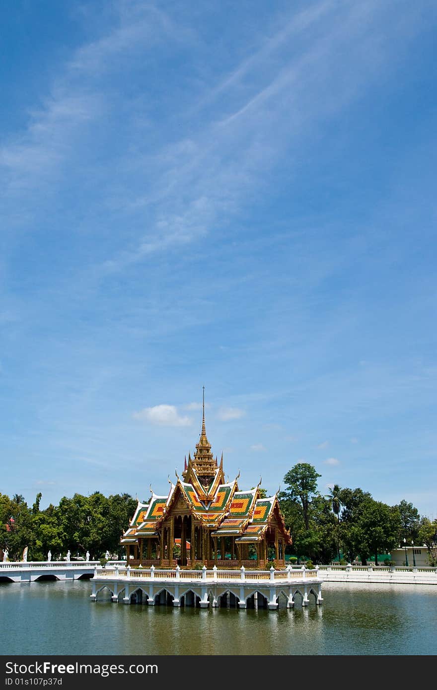 Palace in Ayutthaya province, middle of Thailand. Palace in Ayutthaya province, middle of Thailand