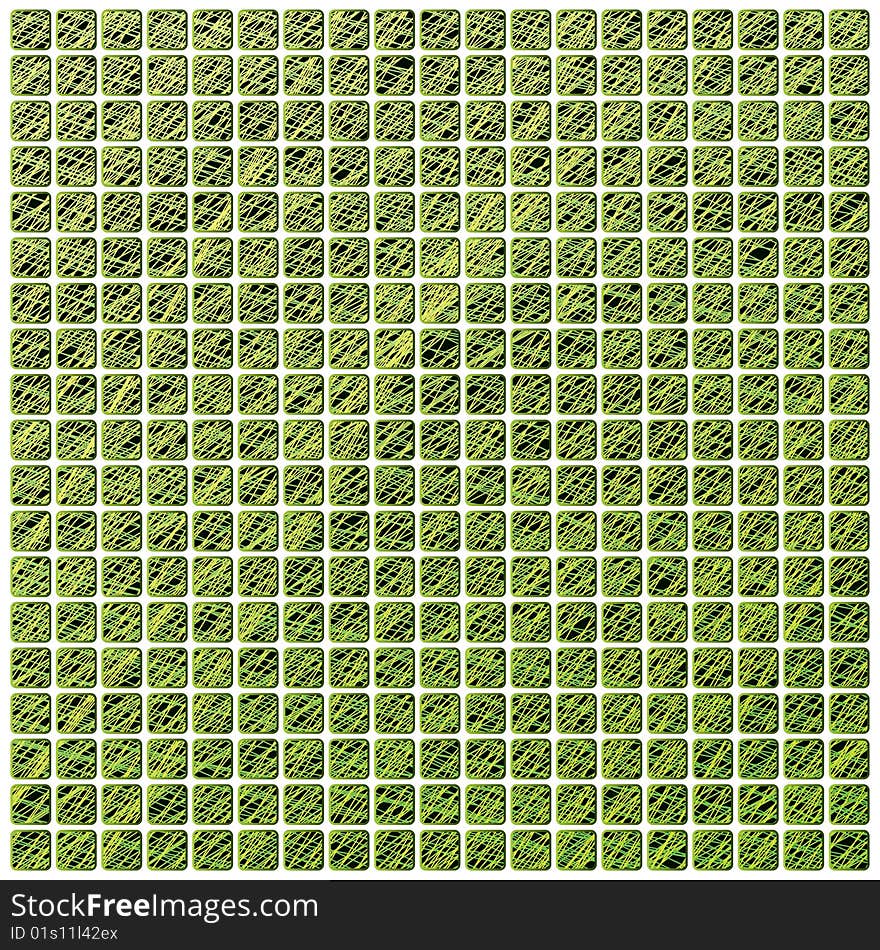 Green Vector Mosaic