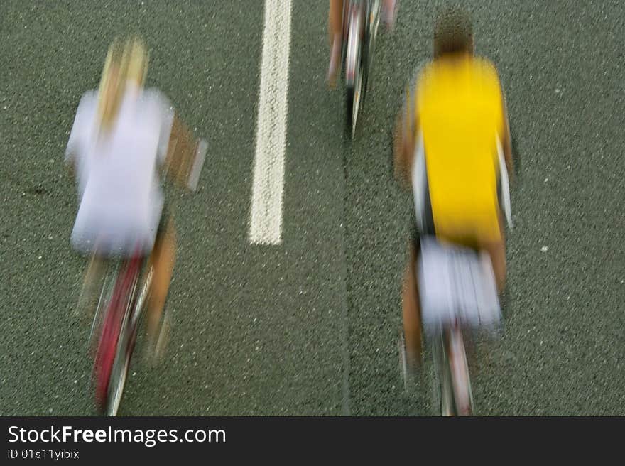 People having a Trip by Bicycle