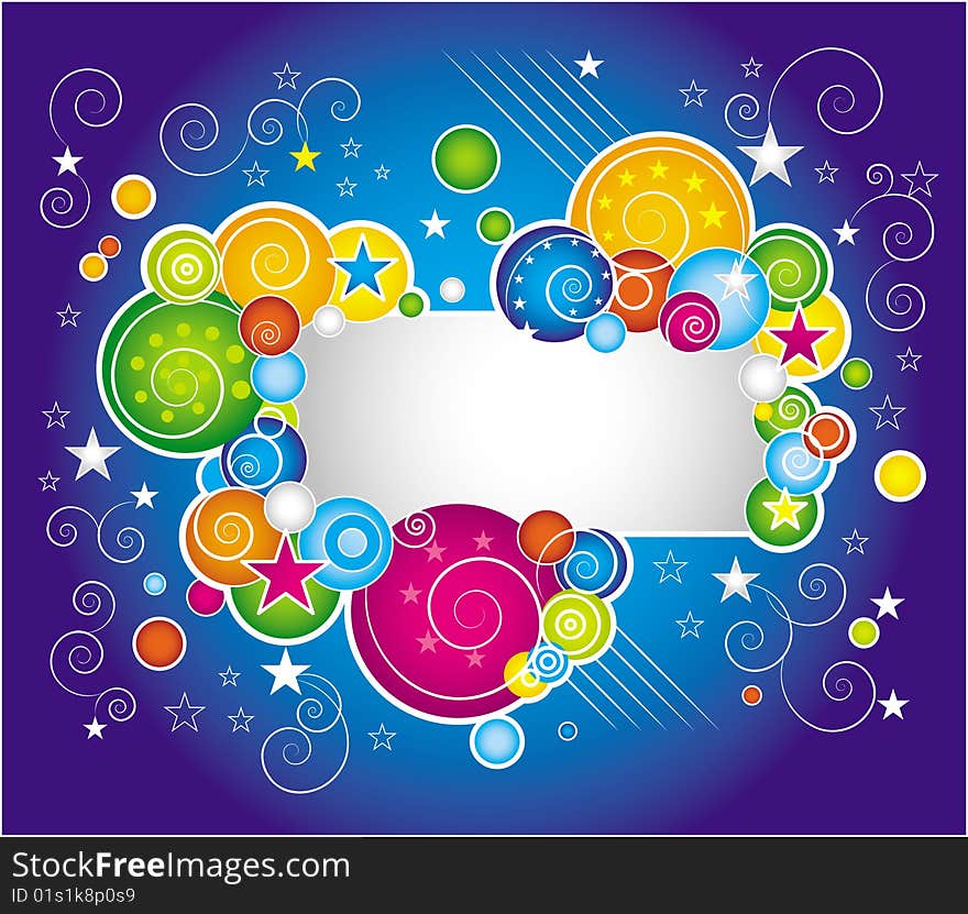 Multicolor  background with copy space