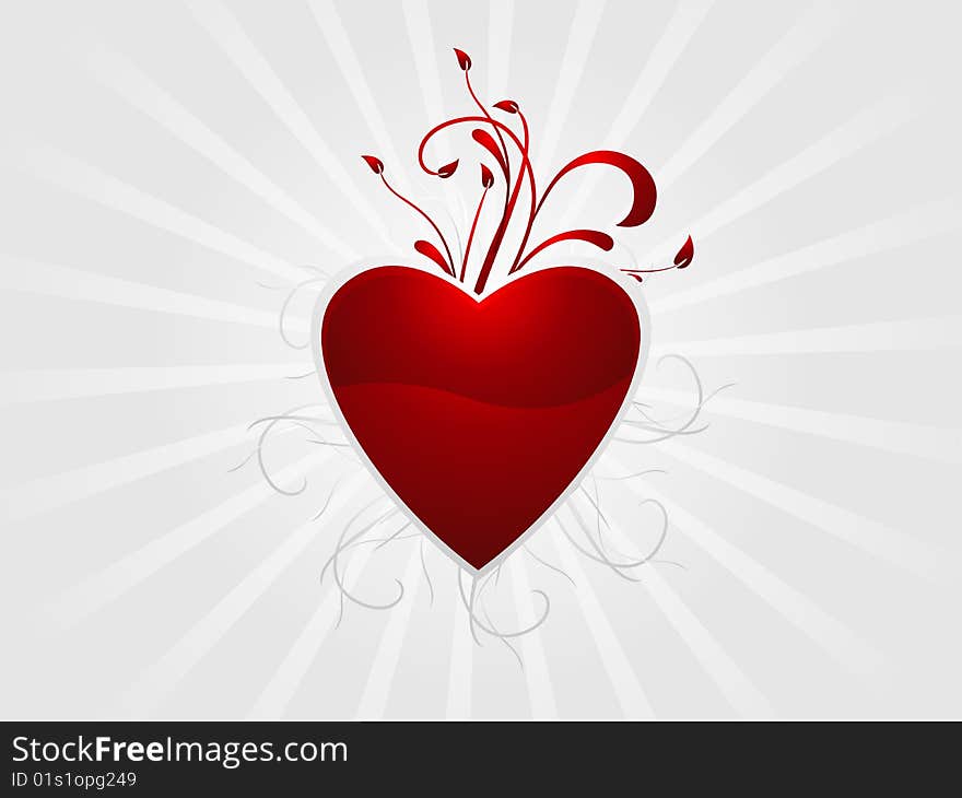 Abstract valentine love background illustration. Abstract valentine love background illustration