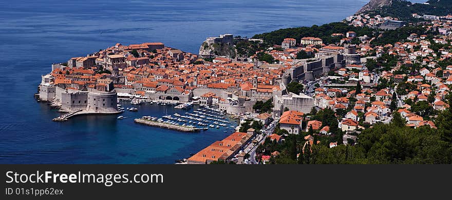 View on Dubrovnik