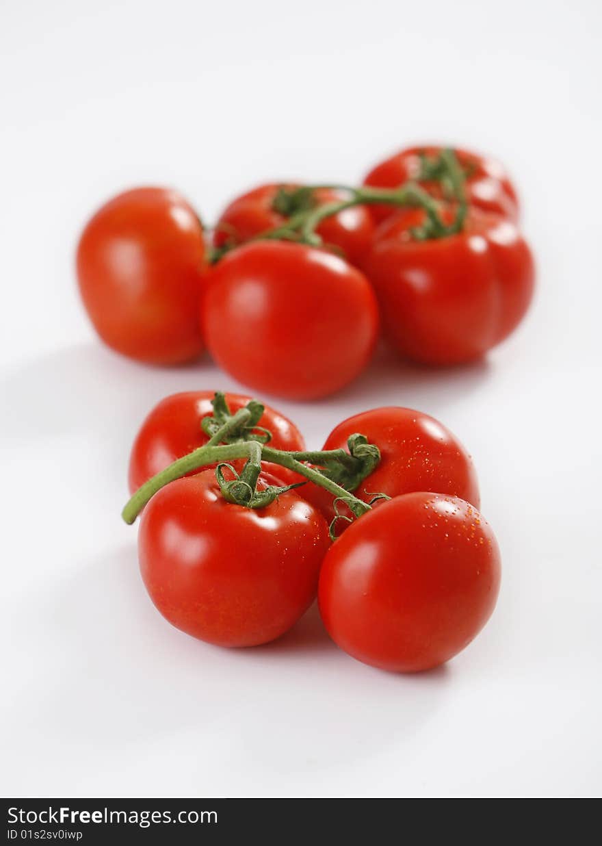 Fresh red tomatoes