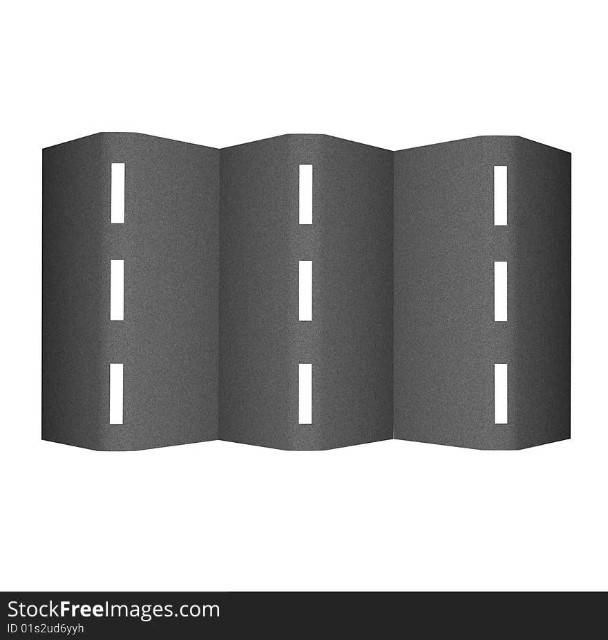 Elements of the road markings