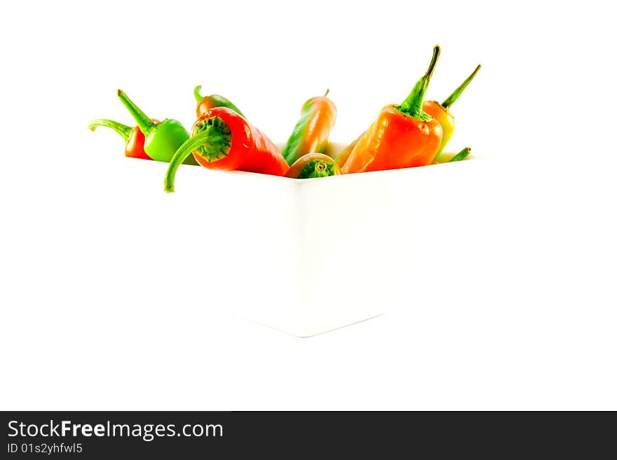 White Bowl of Chillis