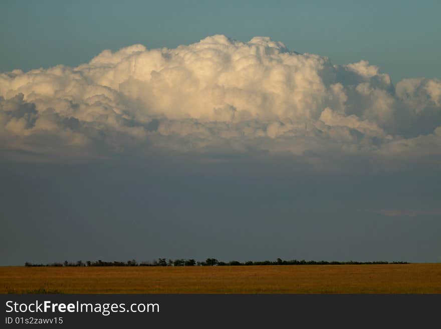 Clouds in the sky