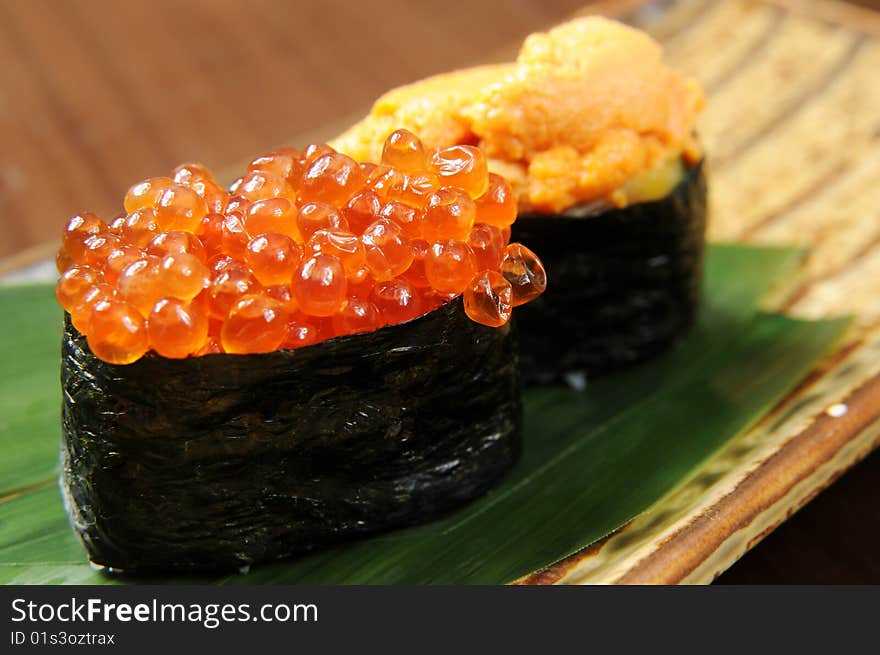 Sea urchin on the table