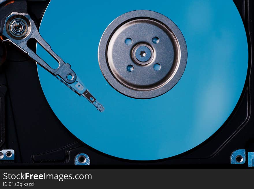 Front view of a harddisk drive