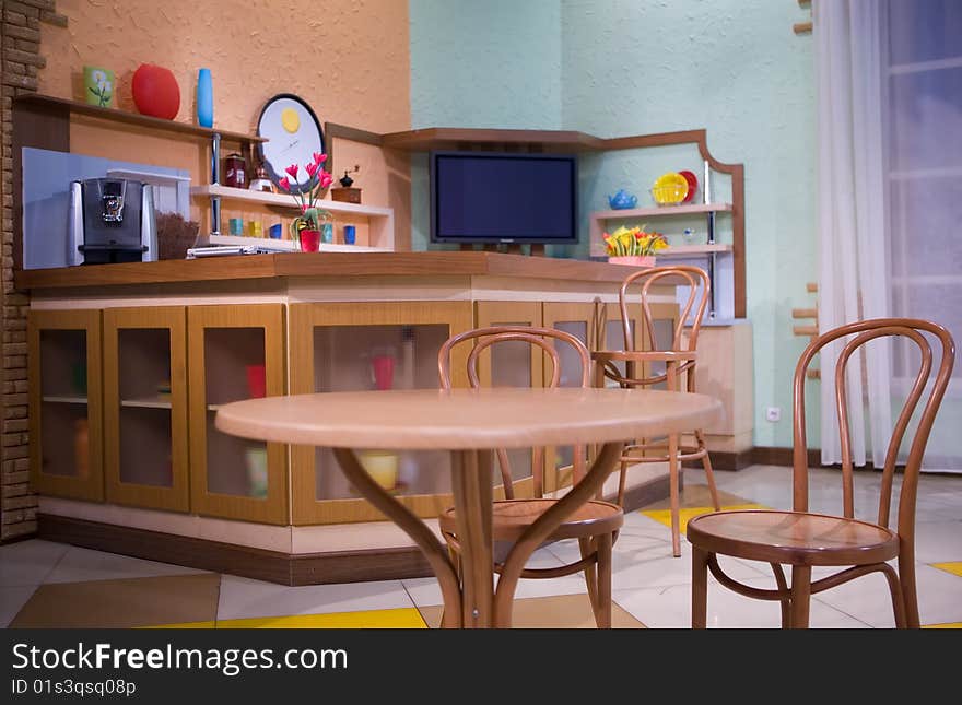 Classic Bar Counter Interior