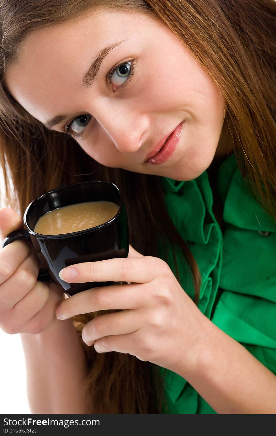 Woman With Coffee Cup