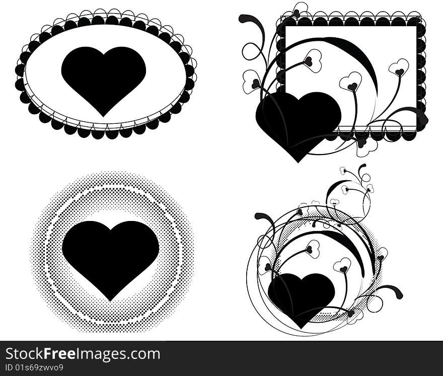 Heart frame set