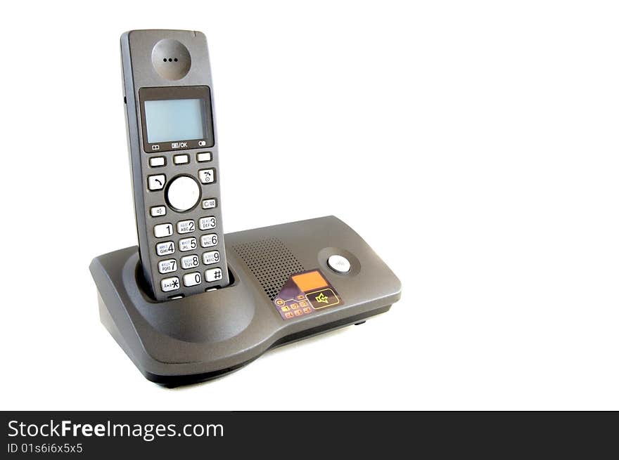 Dect Phone isolated on a white background