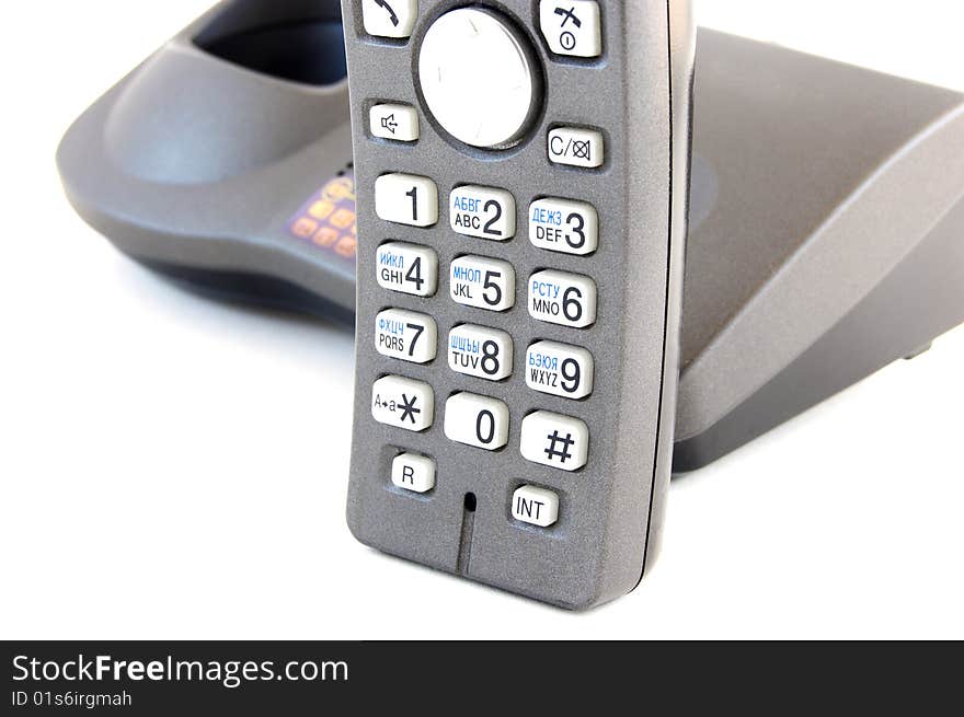 Dect Phone isolated on a white background