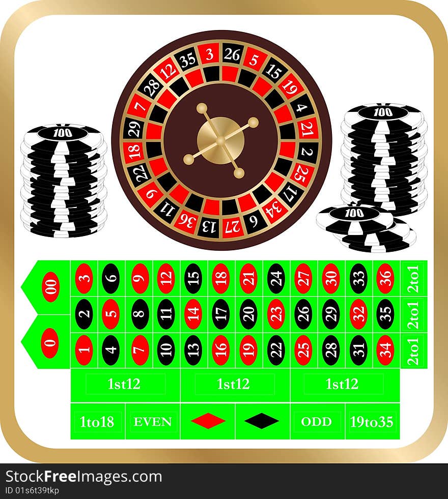 Casino Set Vector