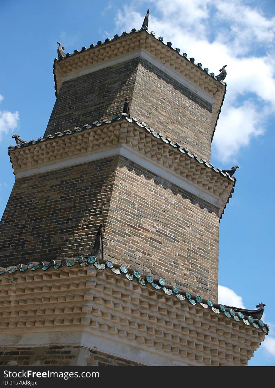 Tsui Sing Lau Pagoda in Tin Shui Wai, Hong Kong