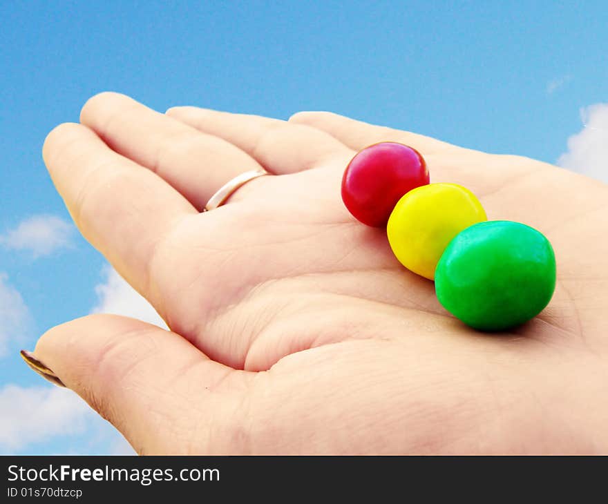 Varicoloured Chocolate Sweetmeats