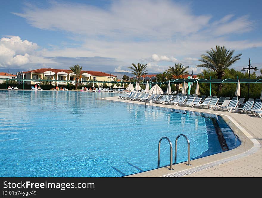 Beautiful relax pool in Turkey