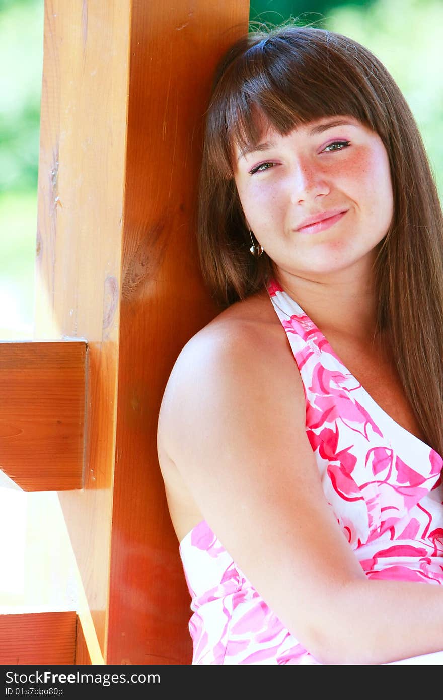 Portrait of attractive young girl