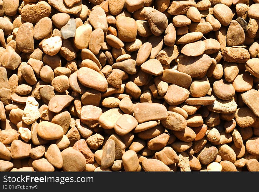 Yellow Stones Texture Closeup