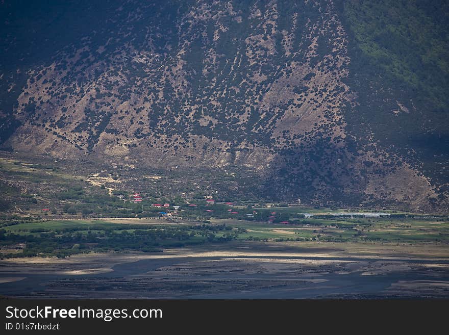 Beautiful landscape in tibet, china