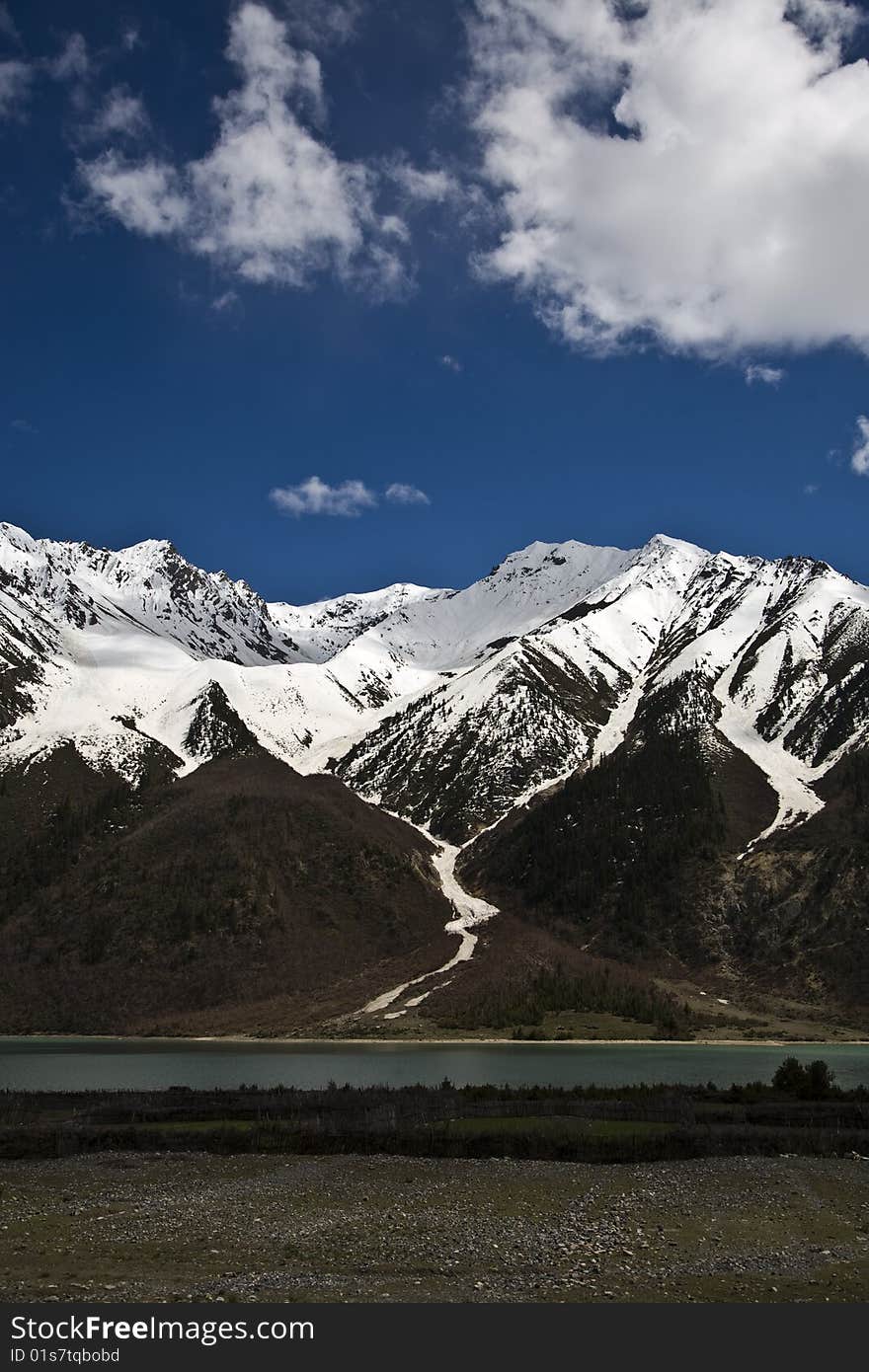 Beautiful landscape in tibet, china