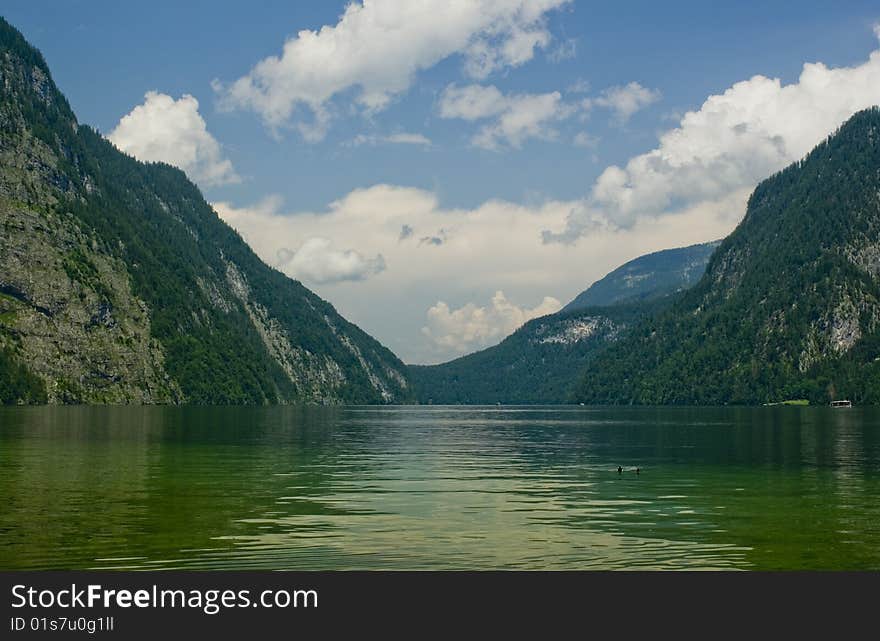 Konigssee lake in Germany