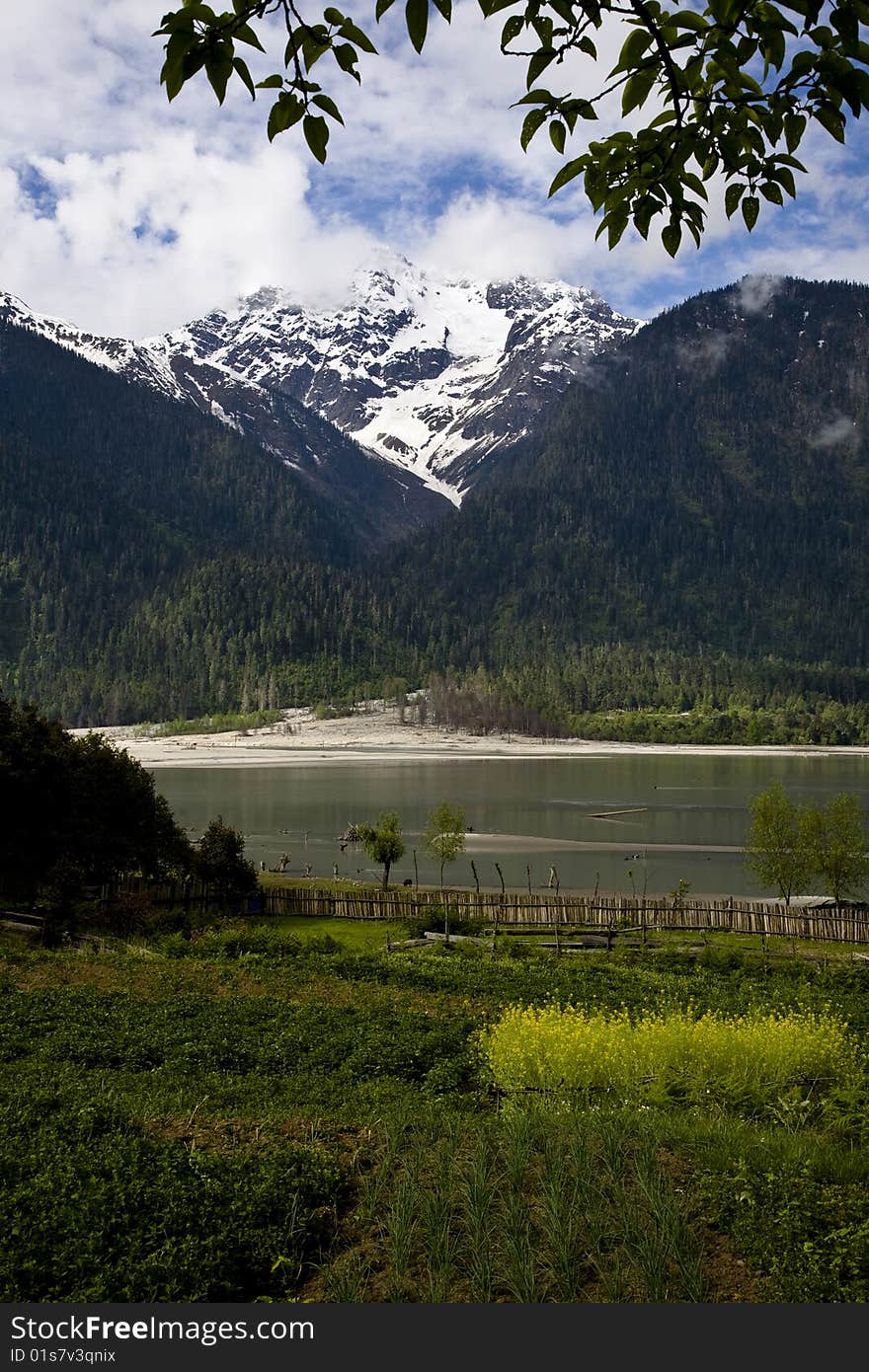 Beautiful landscape in tibet, china