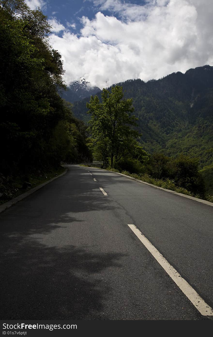 Landscape with road