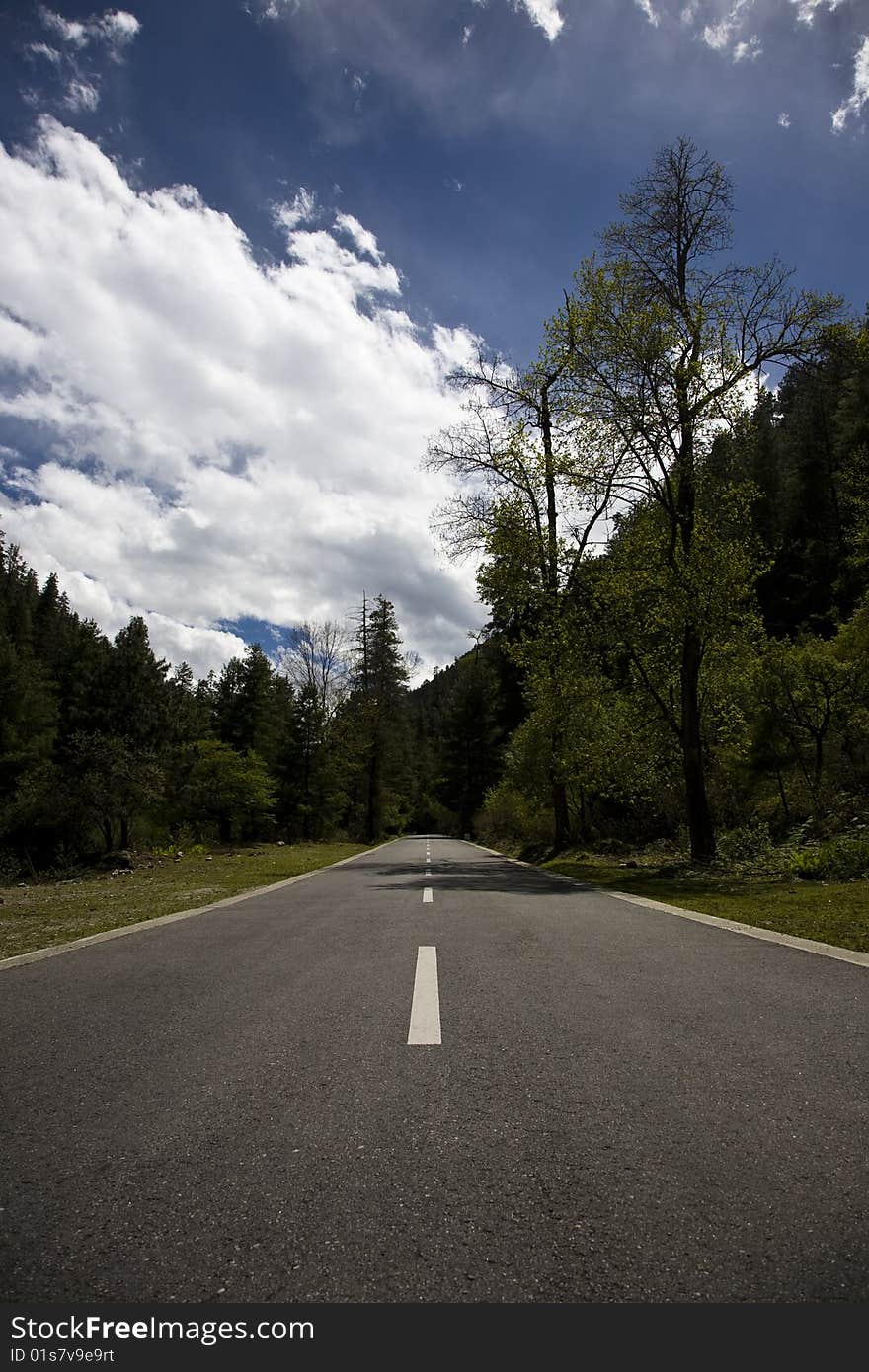 Landscape with road