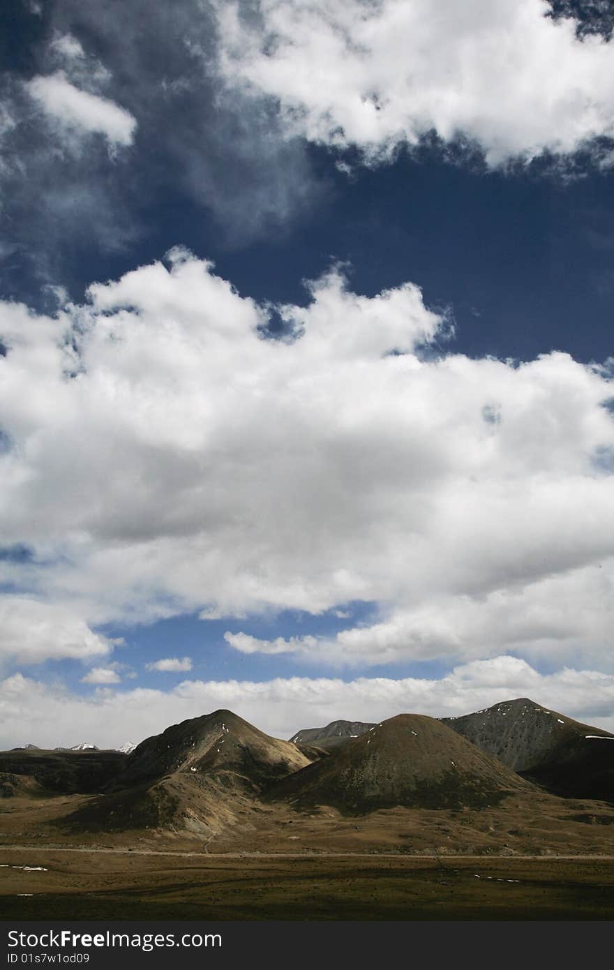 Beautiful landscape in tibet, china