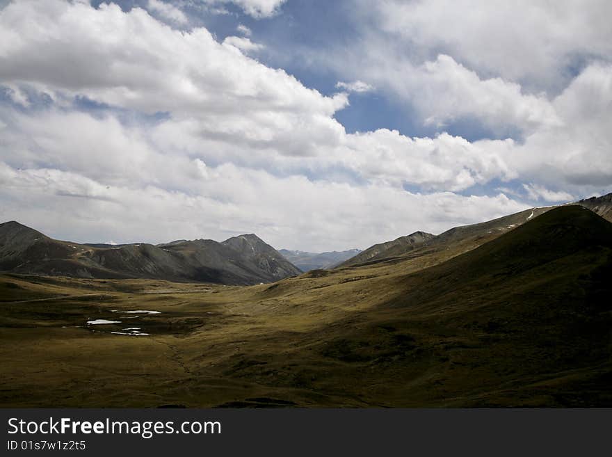 Beautiful landscape in tibet, china