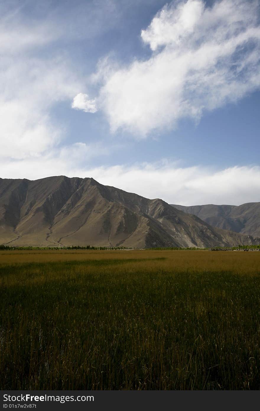 Beautiful landscape in tibet, china