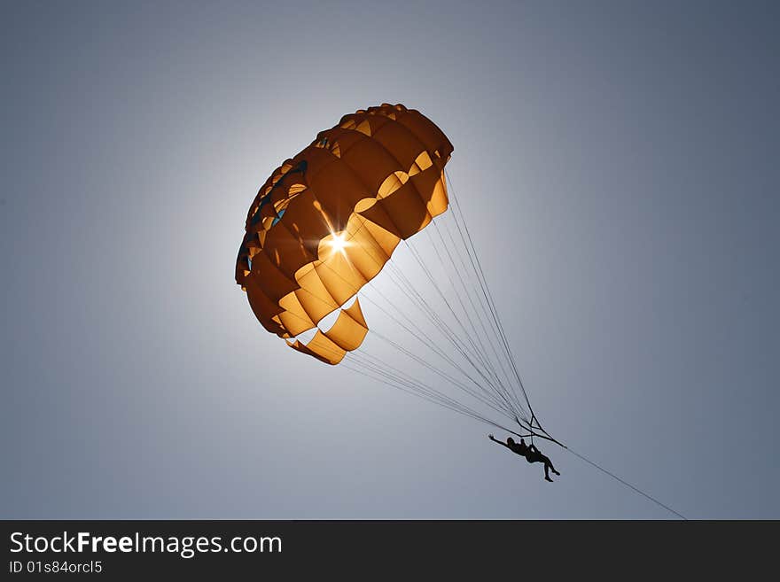 Parasailing in Summer