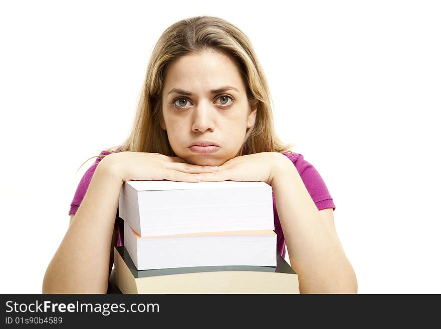 Young Woman With Books