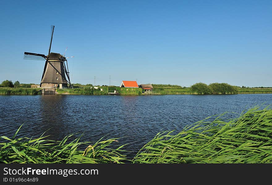 Windmill landscape