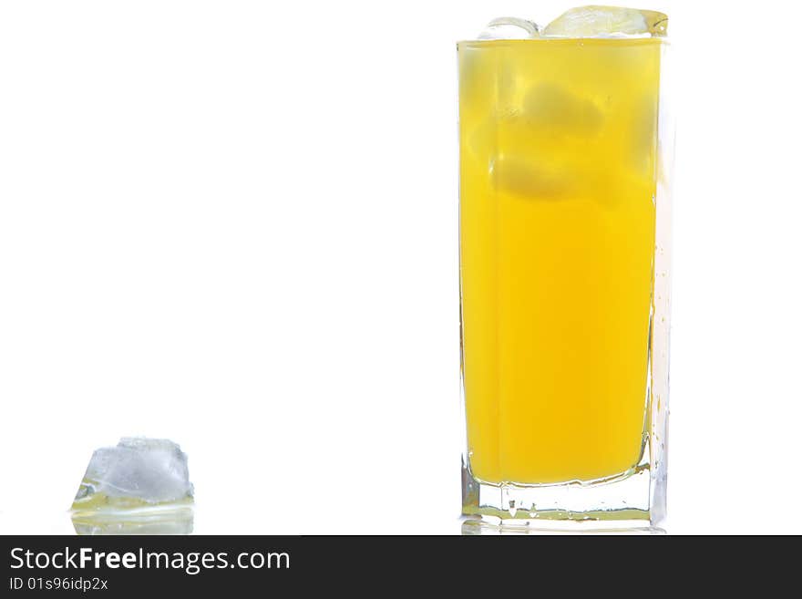 Glass of  orange juice