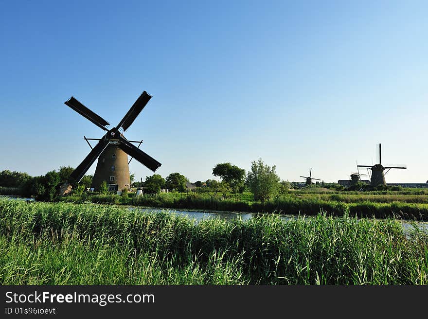 Windmill landscape